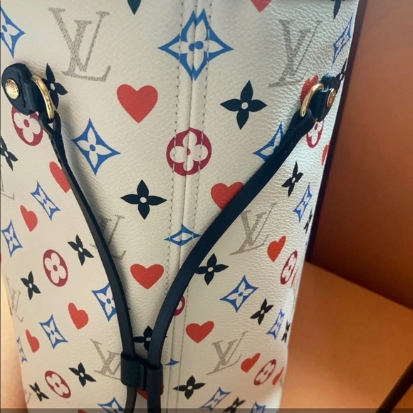 RARE🎈Mint condition Louis Vuitton Neverfull MM White - Picture 7 of 14